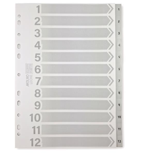 MOLHO LEONE CF24 INTERCAL.POLIP.12 TASTI GRIGIO